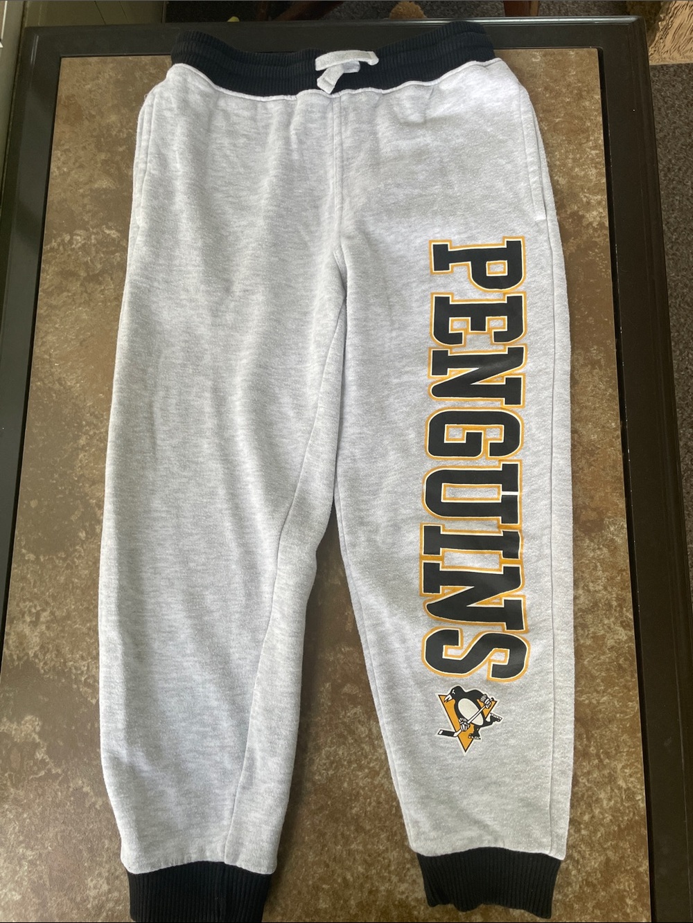 NHL Kids Pittsburgh Penguins Sweatpants Small(8)